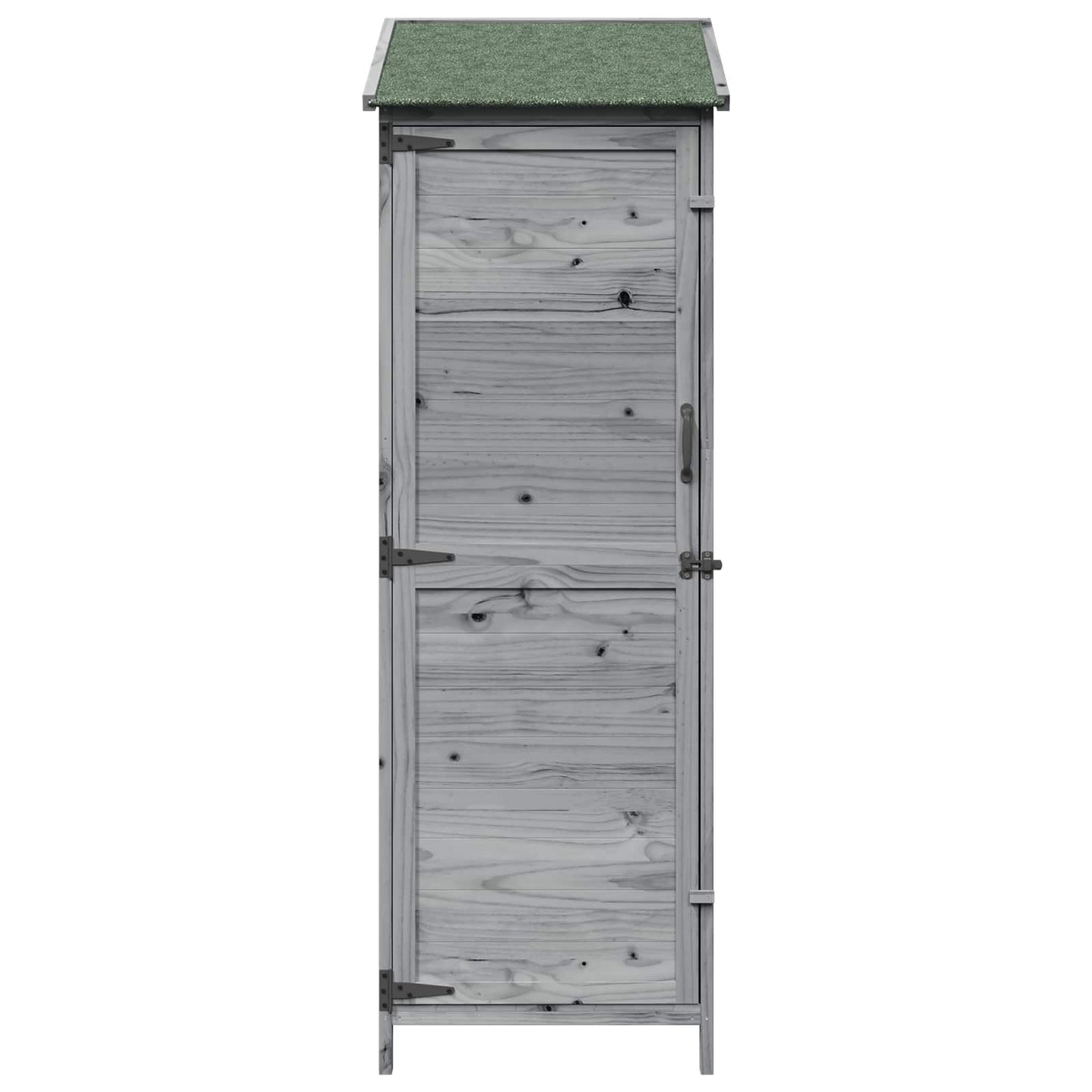 Tuinschuur Grijs 59,5 x 56 x 176,5 cm Bewerkt hout