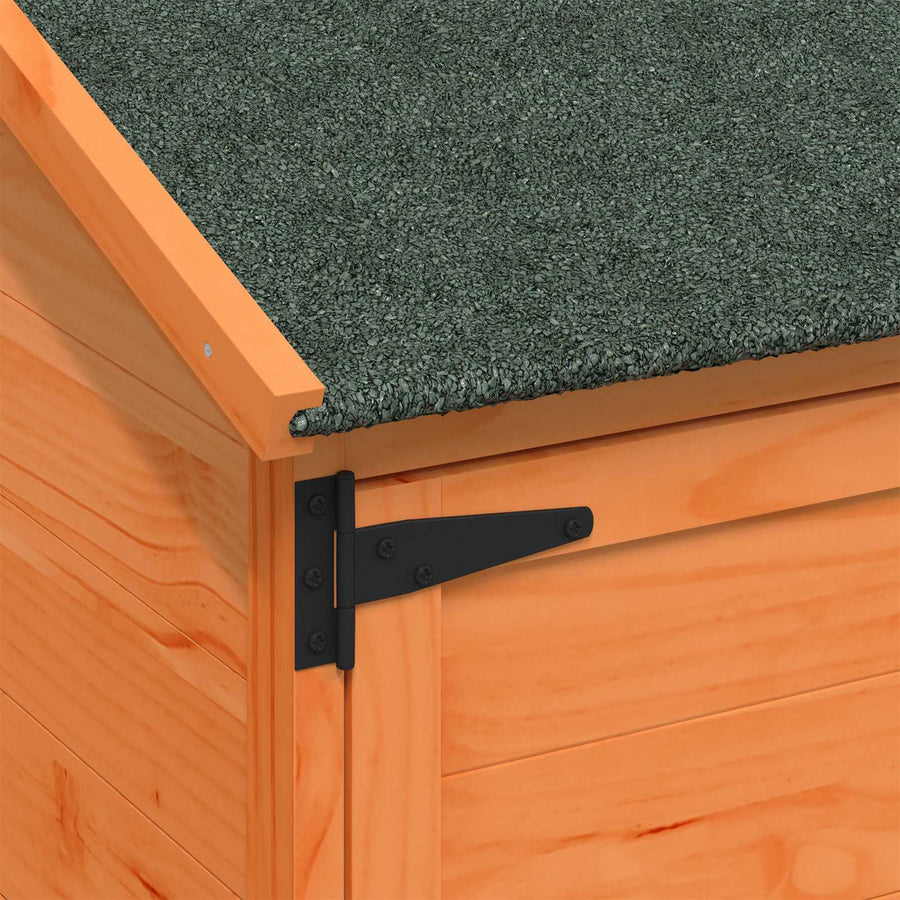 Tuinschuur Bruin 59,5 x 56 x 176,5 cm Bewerkt hout