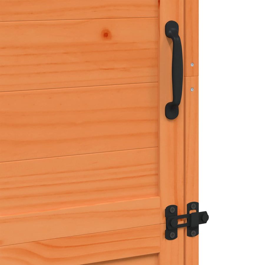 Tuinschuur Bruin 59,5 x 56 x 176,5 cm Bewerkt hout