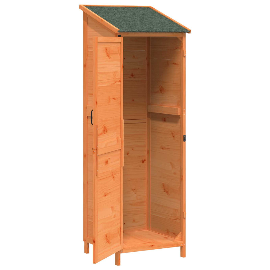 Tuinschuur Bruin 59,5 x 56 x 176,5 cm Bewerkt hout