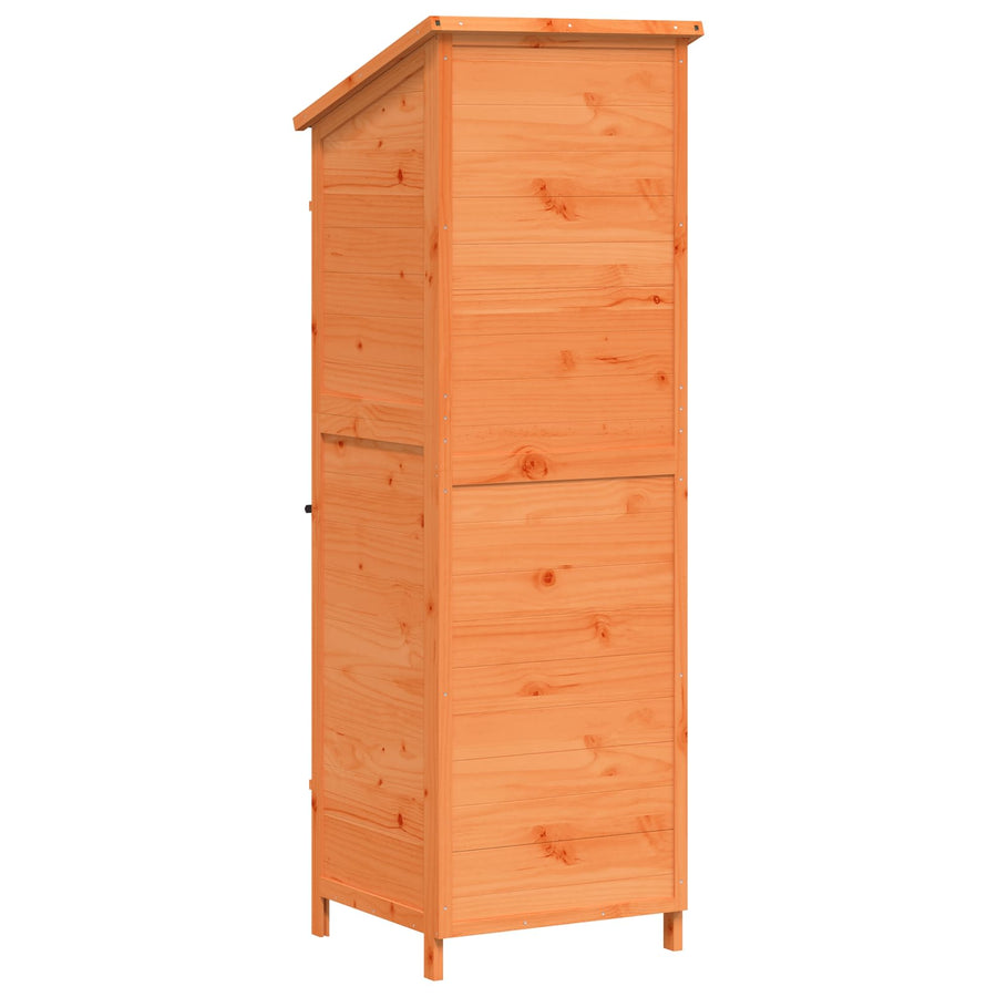 Tuinschuur Bruin 59,5 x 56 x 176,5 cm Bewerkt hout