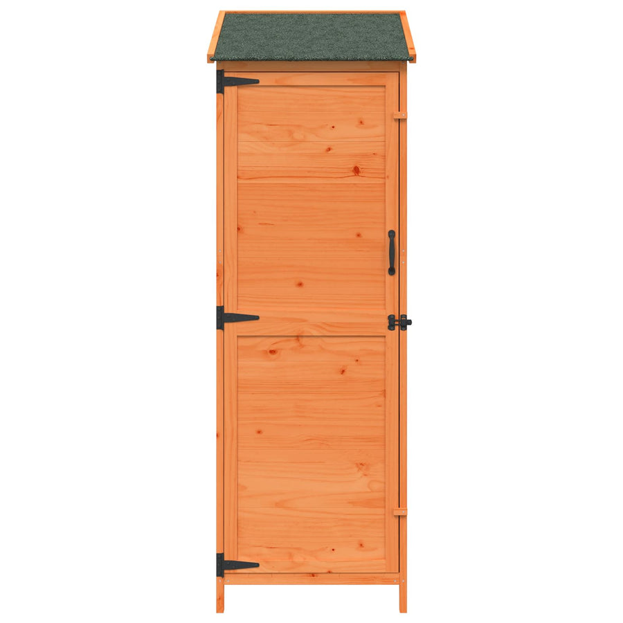 Tuinschuur Bruin 59,5 x 56 x 176,5 cm Bewerkt hout