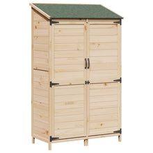 Tuinschuur Naturel 106,5 x 56 x 176 cm Bewerkt hout