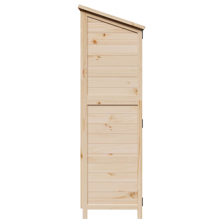 Tuinschuur Naturel 106,5 x 56 x 176 cm Bewerkt hout