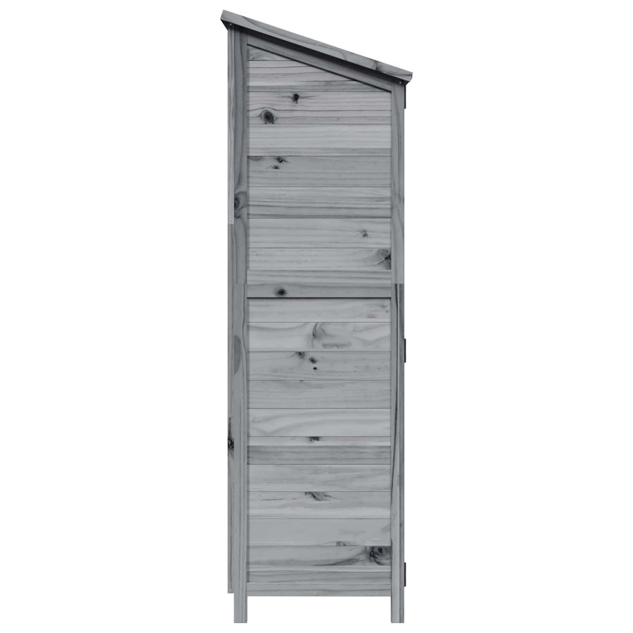 Tuinschuur Grijs 106,5 x 56 x 176 cm Bewerkt hout
