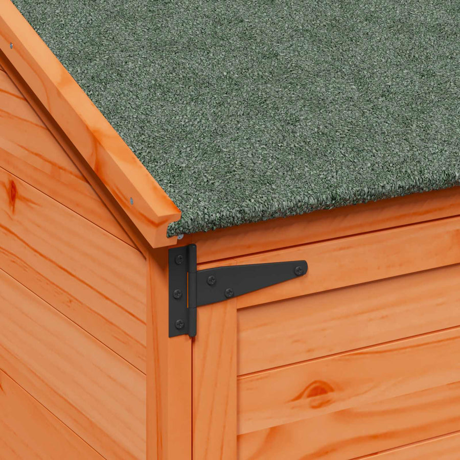Tuinschuur Bruin 106,5 x 56 x 176 cm Bewerkt hout