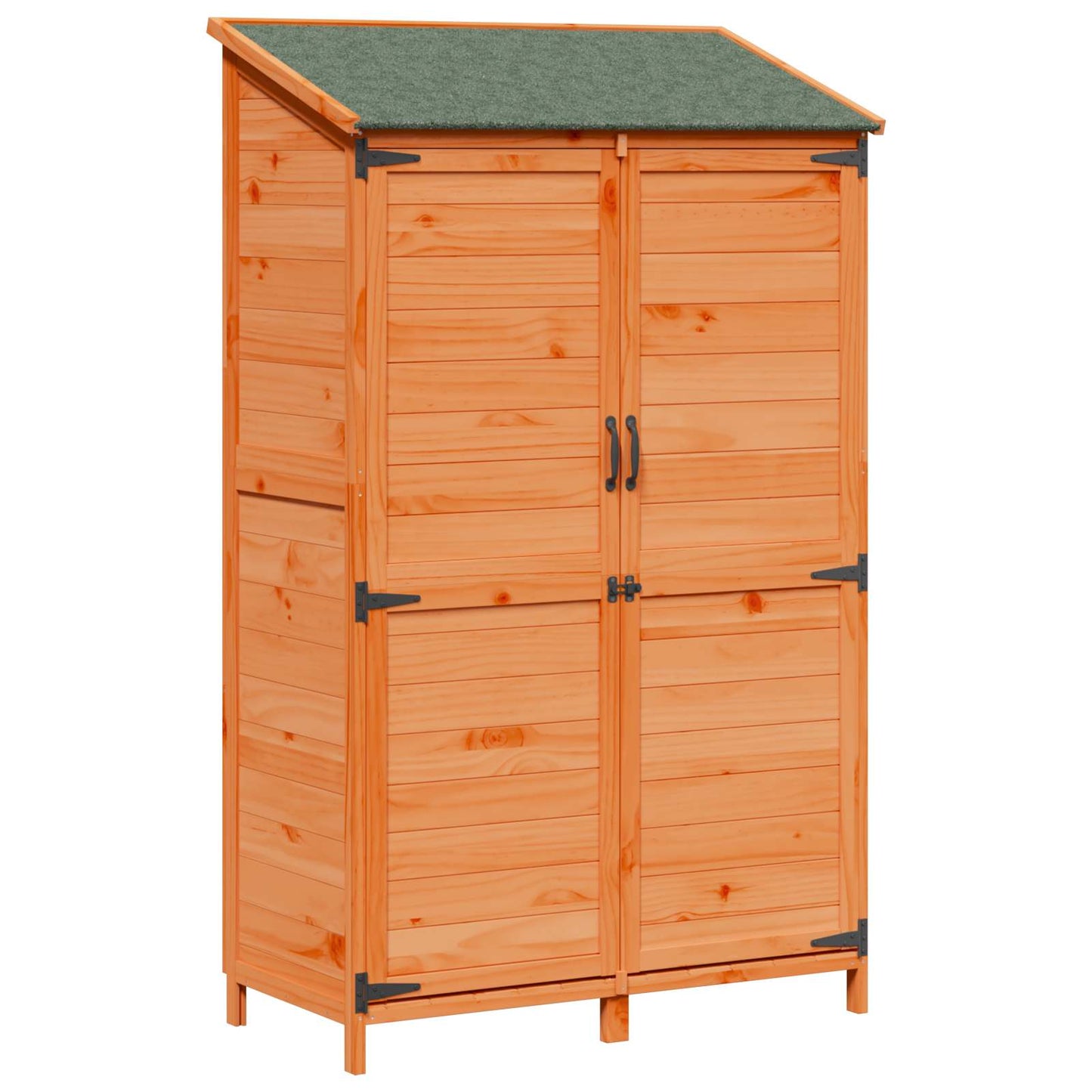 Tuinschuur Bruin 106,5 x 56 x 176 cm Bewerkt hout