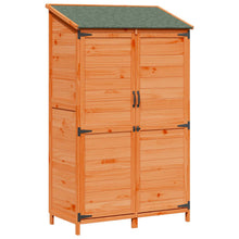 Tuinschuur Bruin 106,5 x 56 x 176 cm Bewerkt hout