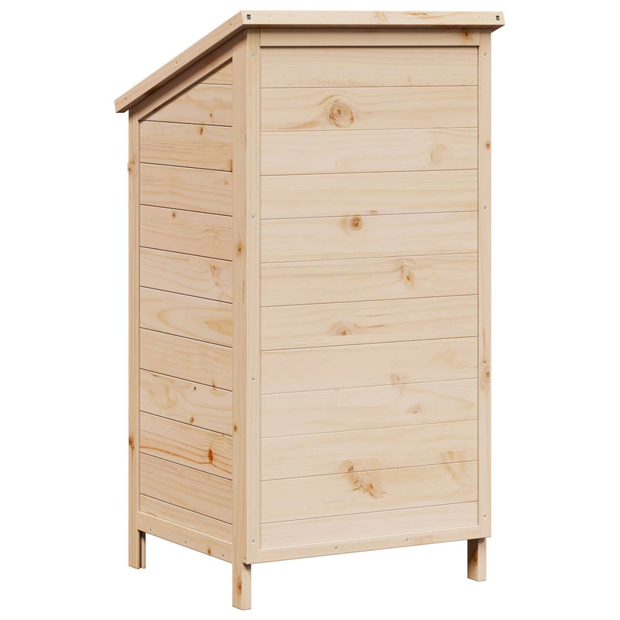 Tuinschuur Naturel 59 x 56 x 113,5 cm Massief Vurenhout
