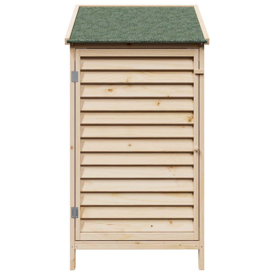 Tuinschuur Naturel 59 x 56 x 113,5 cm Massief Vurenhout