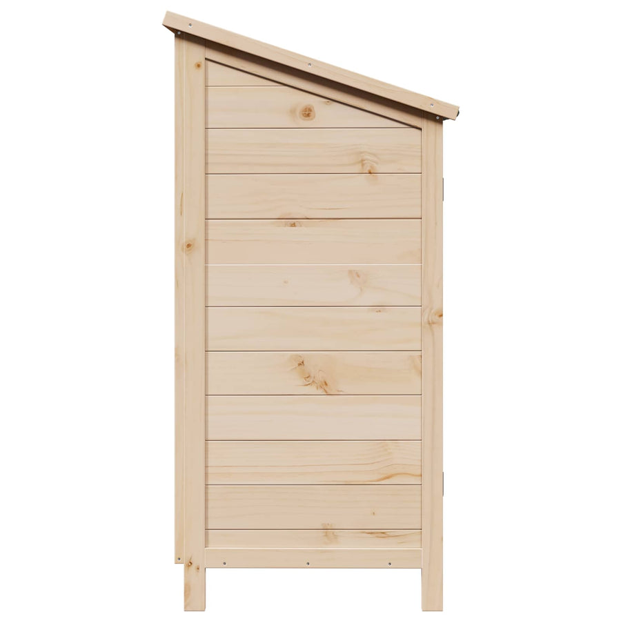 Tuinschuur Naturel 59 x 56 x 113,5 cm Massief Vurenhout