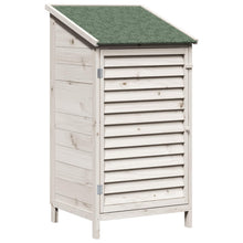 Tuinschuur Wit 59 x 56 x 113,5 cm Massief Vurenhout