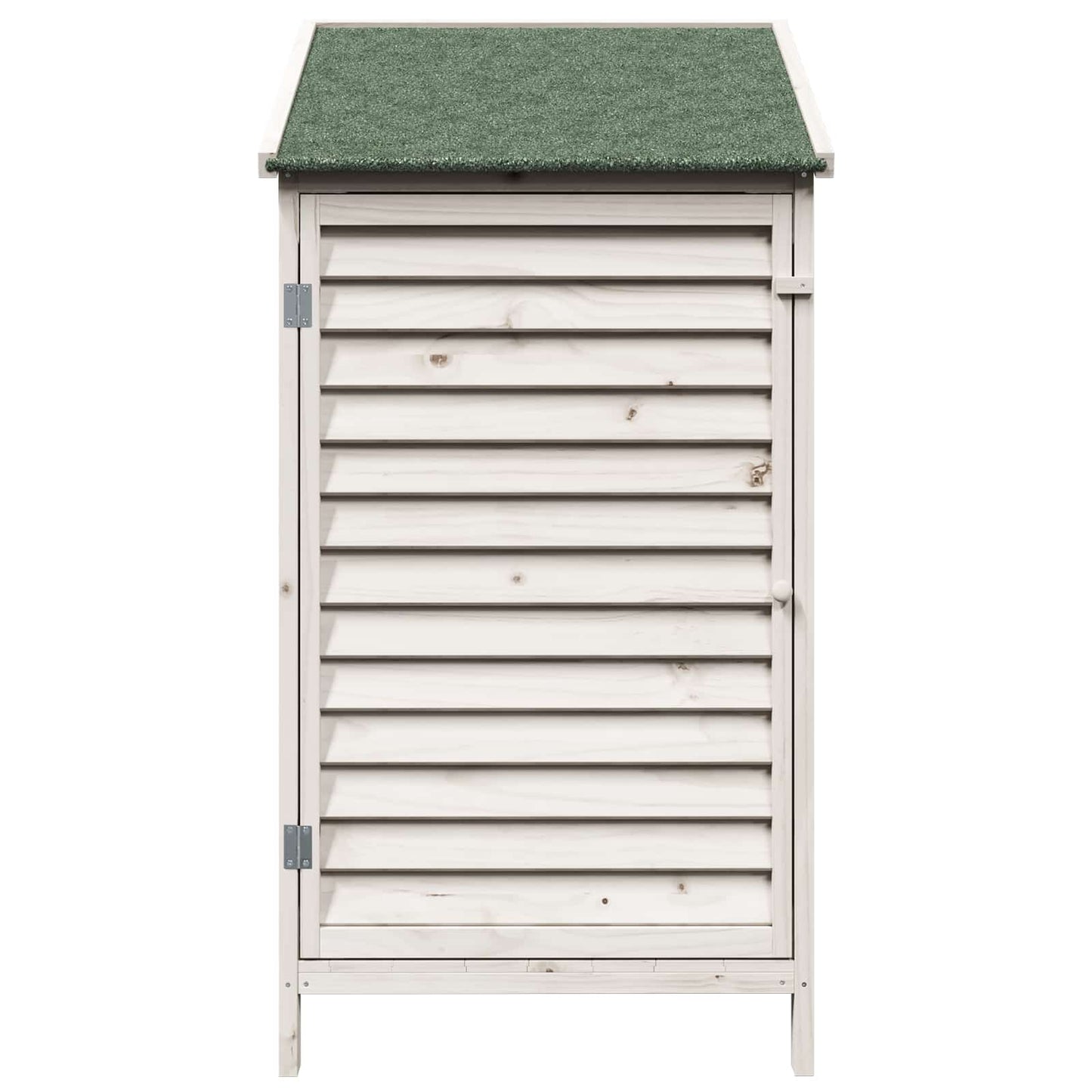 Tuinschuur Wit 59 x 56 x 113,5 cm Massief Vurenhout
