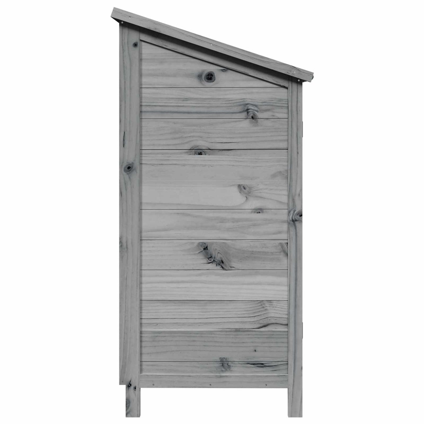 Tuinschuur Grijs 59 x 56 x 113,5 cm Massief Vurenhout