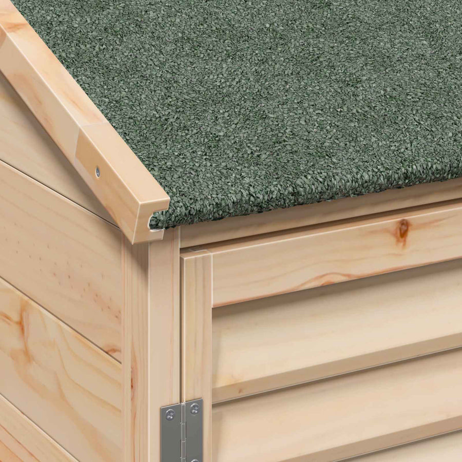 Tuinschuur Naturel 106 x 56 x 113,5 cm Massief Vurenhout