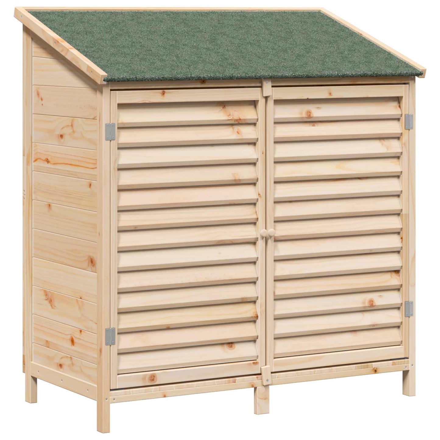 Tuinschuur Naturel 106 x 56 x 113,5 cm Massief Vurenhout