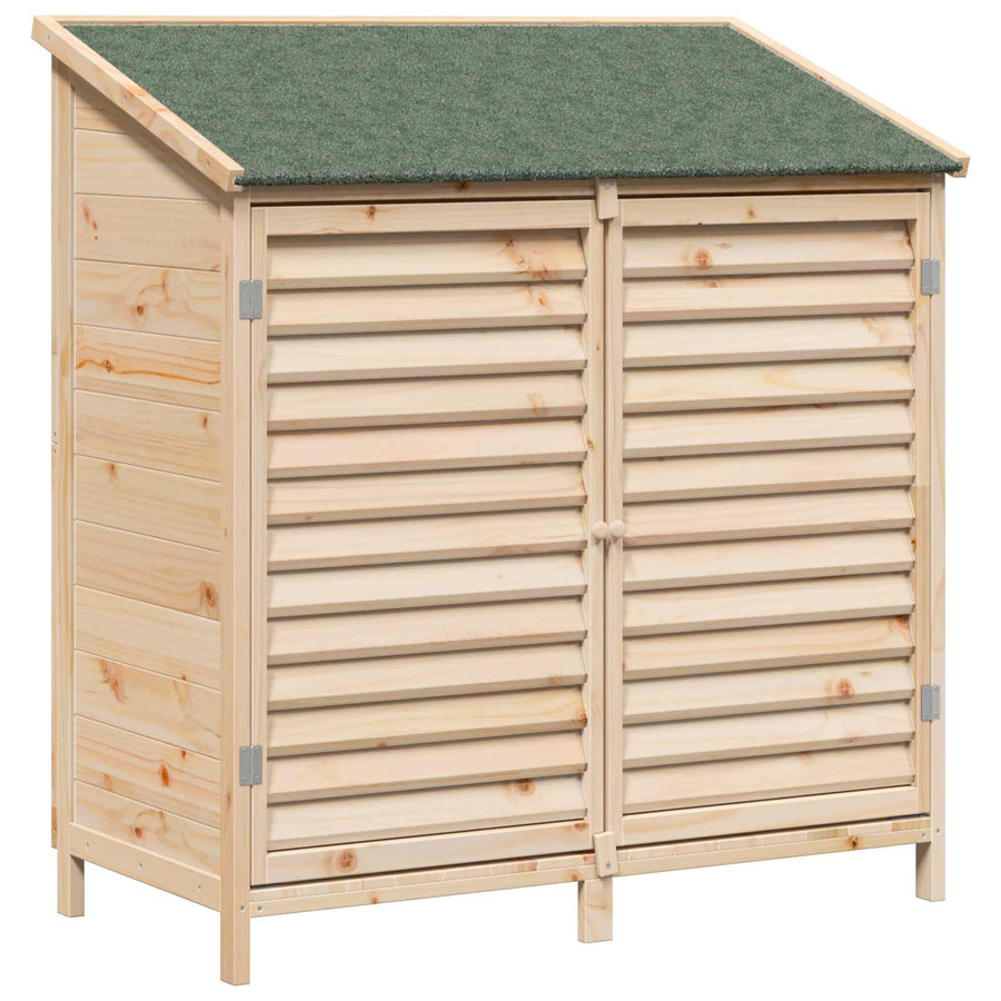 Tuinschuur Naturel 106 x 56 x 113,5 cm Massief Vurenhout