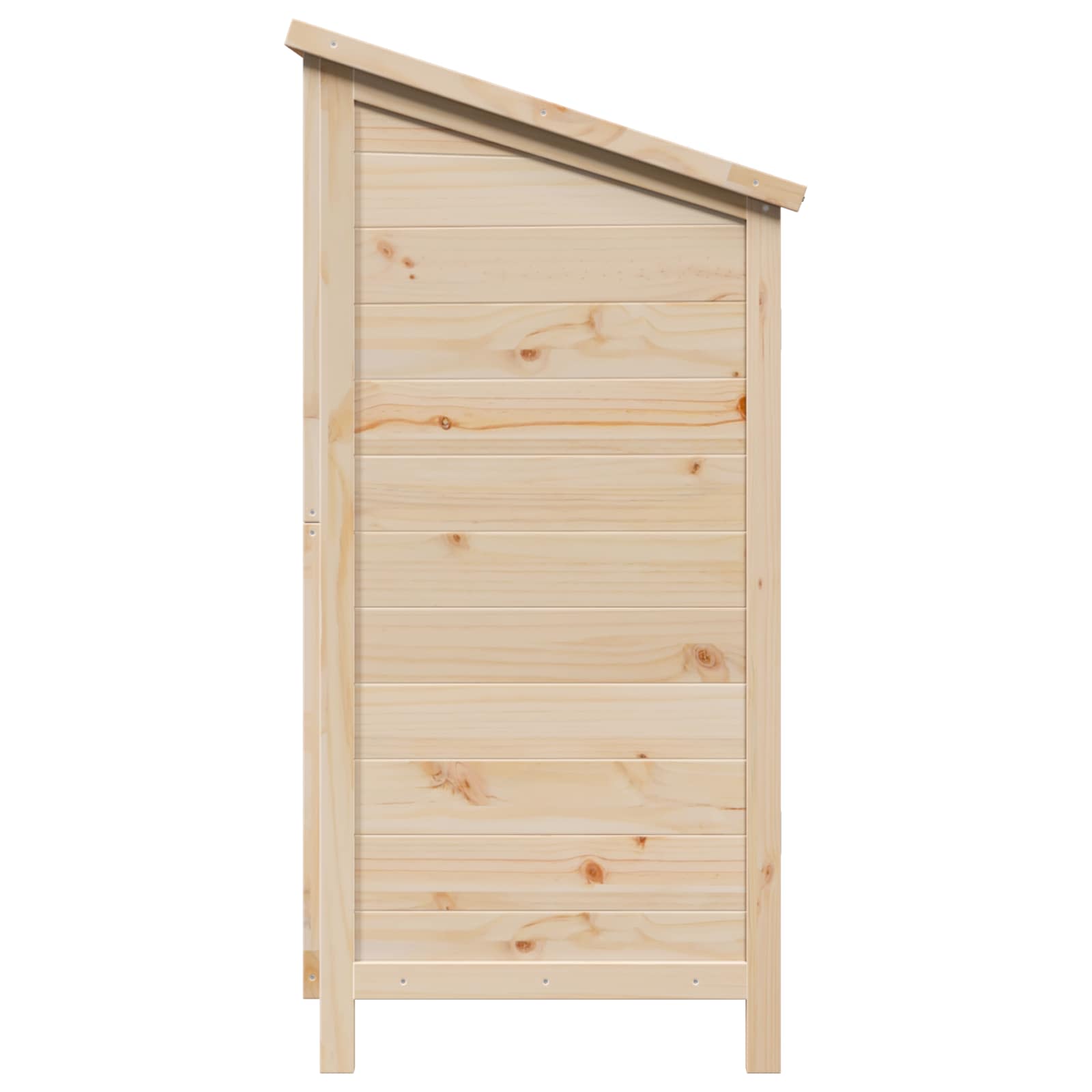 Tuinschuur Naturel 106 x 56 x 113,5 cm Massief Vurenhout