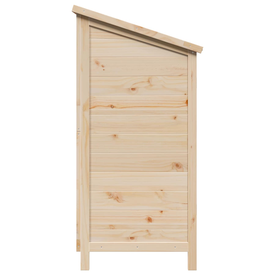 Tuinschuur Naturel 106 x 56 x 113,5 cm Massief Vurenhout