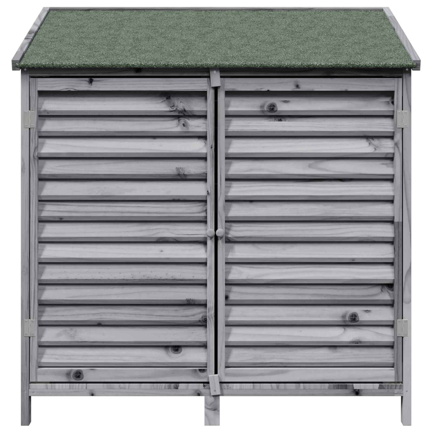 Tuinschuur Grijs 106 x 56 x 113,5 cm Massief Vurenhout