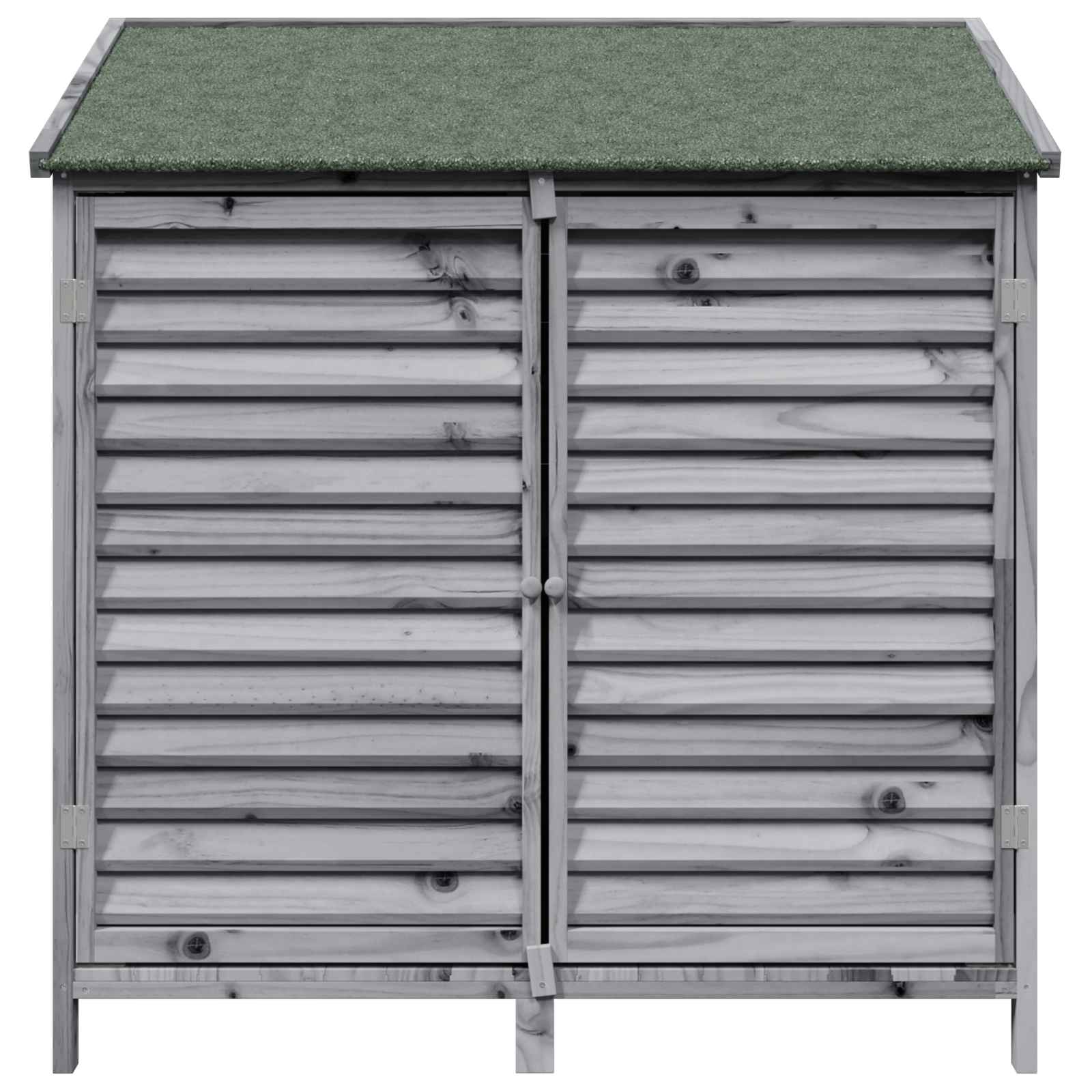 Tuinschuur Grijs 106 x 56 x 113,5 cm Massief Vurenhout