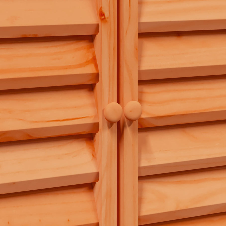 Tuinschuur Bruin 106 x 56 x 113,5 cm Massief Vurenhout