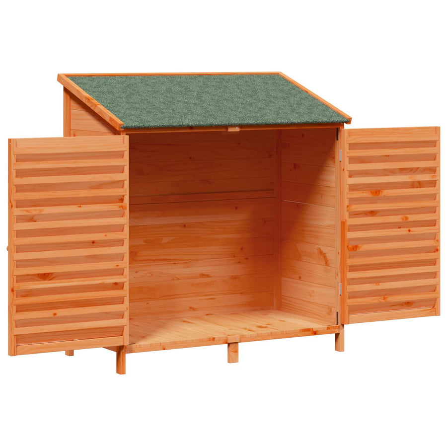 Tuinschuur Bruin 106 x 56 x 113,5 cm Massief Vurenhout