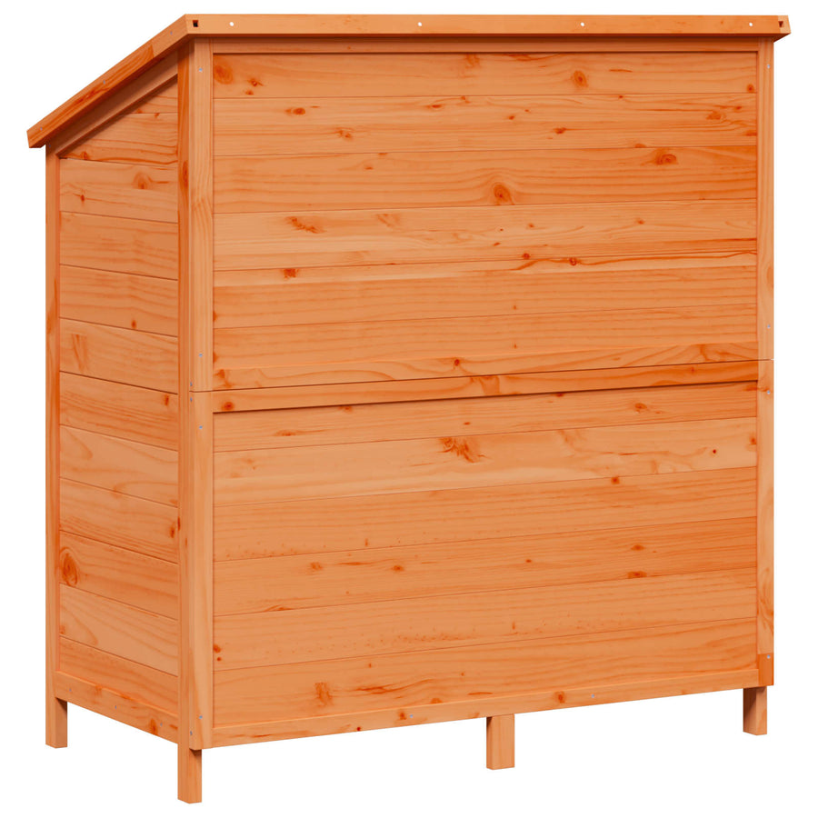 Tuinschuur Bruin 106 x 56 x 113,5 cm Massief Vurenhout