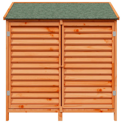 Tuinschuur Bruin 106 x 56 x 113,5 cm Massief Vurenhout