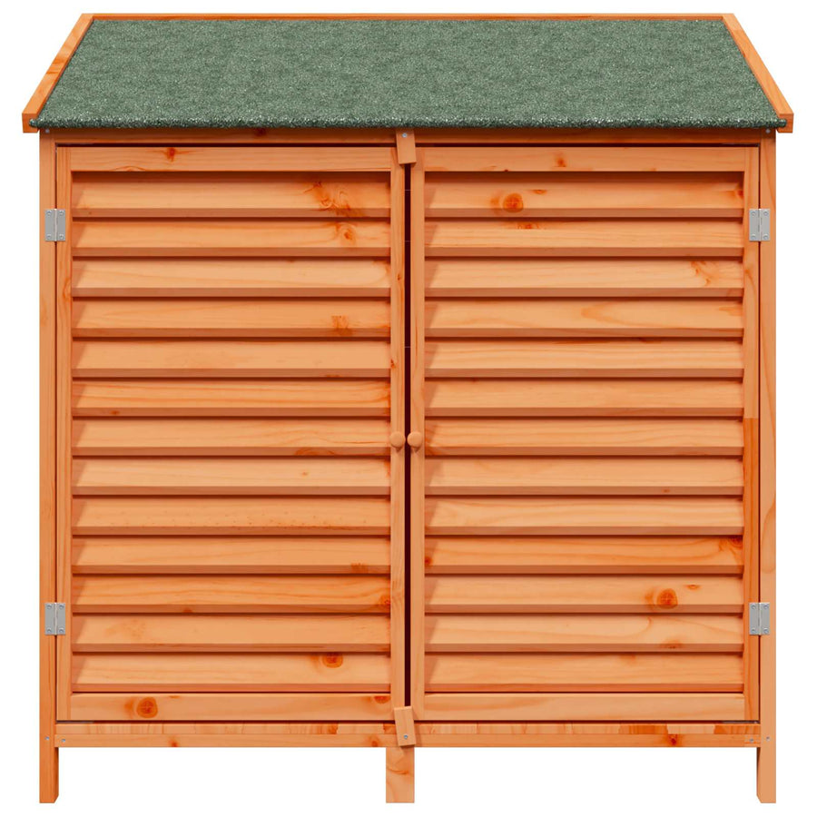 Tuinschuur Bruin 106 x 56 x 113,5 cm Massief Vurenhout