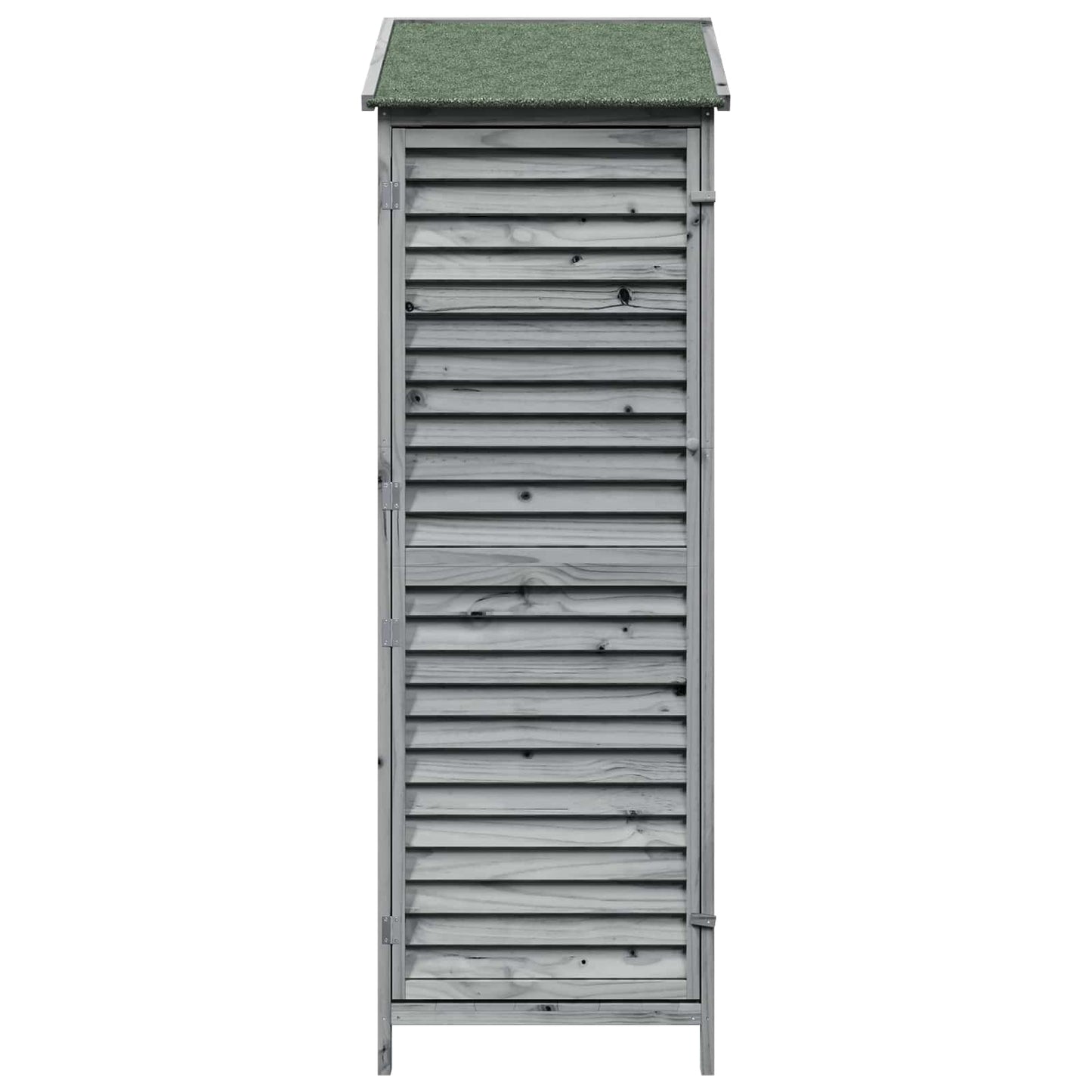 Tuinschuur Grijs 59 x 56 x 176 cm Massief Vurenhout
