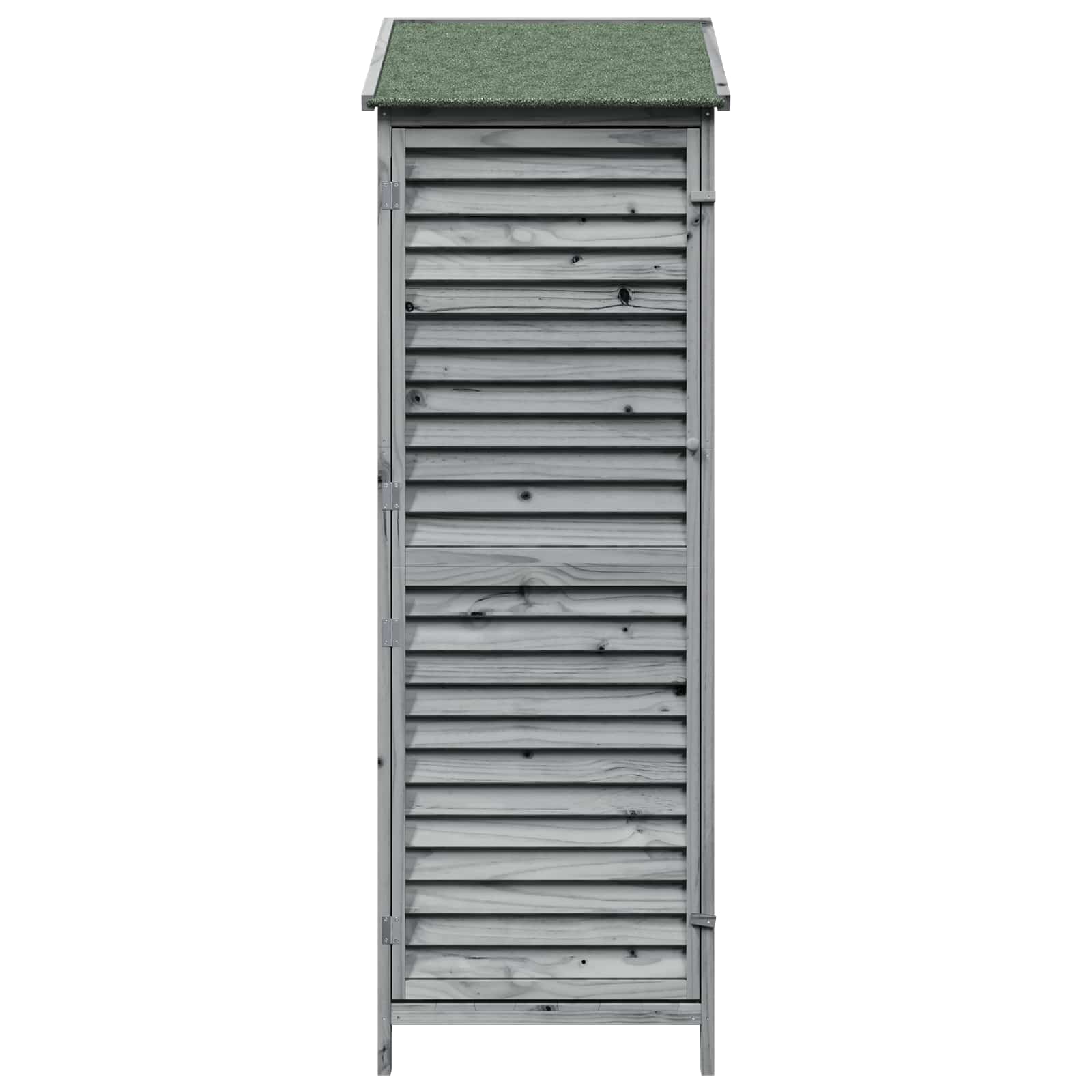 Tuinschuur Grijs 59 x 56 x 176 cm Massief Vurenhout