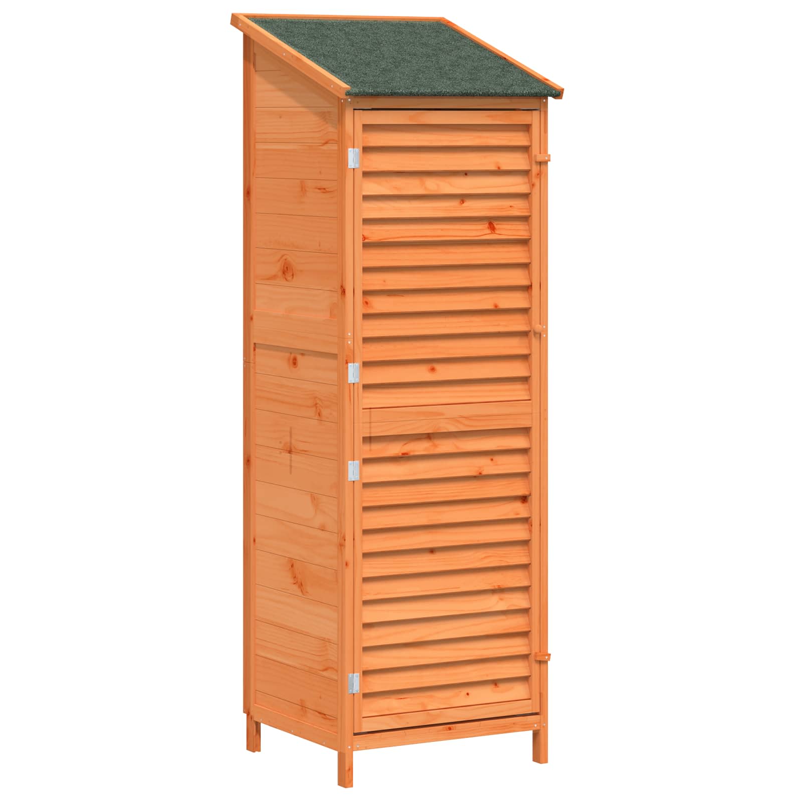 Tuinschuur Bruin 59 x 56 x 176 cm Massief Vurenhout