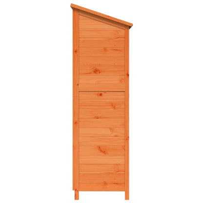 Tuinschuur Bruin 59 x 56 x 176 cm Massief Vurenhout
