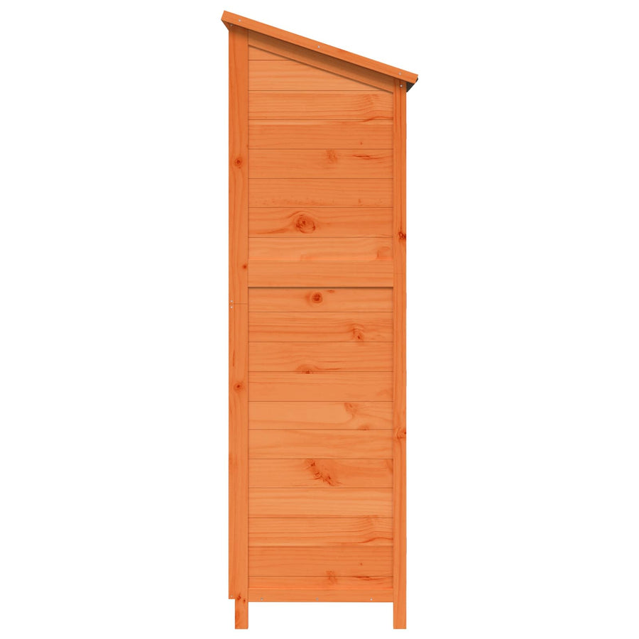 Tuinschuur Bruin 59 x 56 x 176 cm Massief Vurenhout