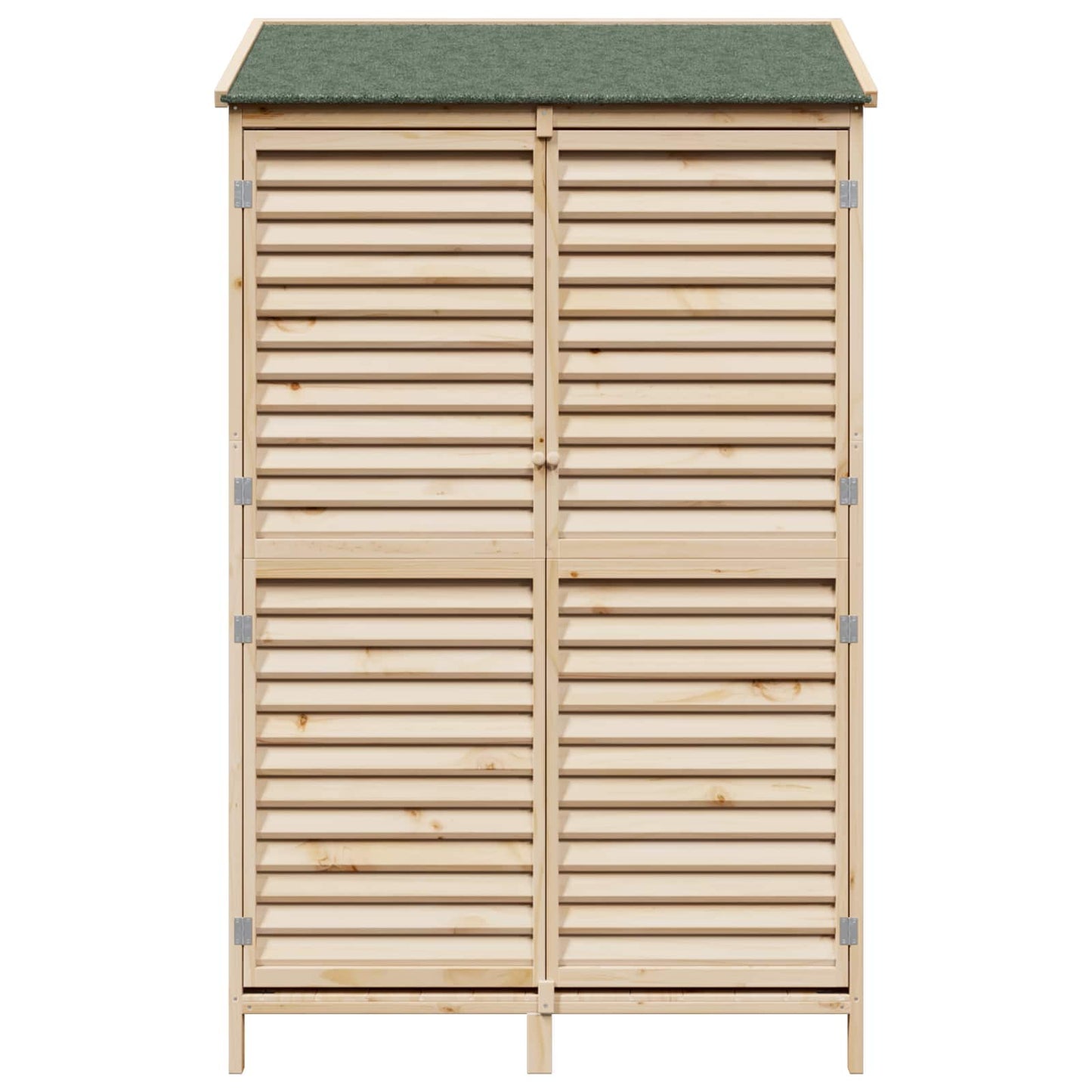Tuinschuur Naturel 106 x 56 x 176,5 cm Massief Vurenhout