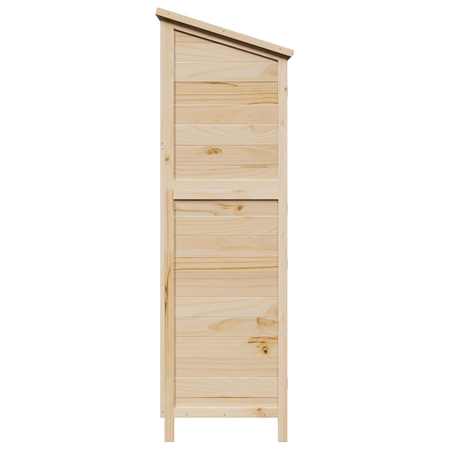 Tuinschuur Naturel 106 x 56 x 176,5 cm Massief Vurenhout