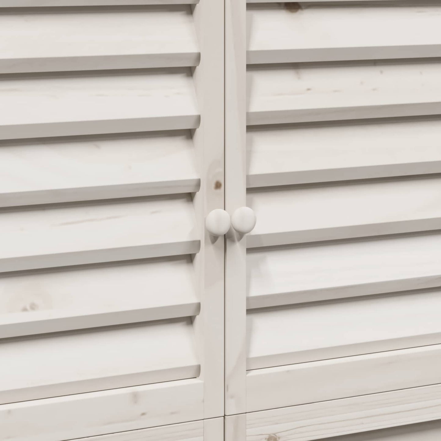Tuinschuur Wit 106 x 56 x 176,5 cm Massief Vurenhout