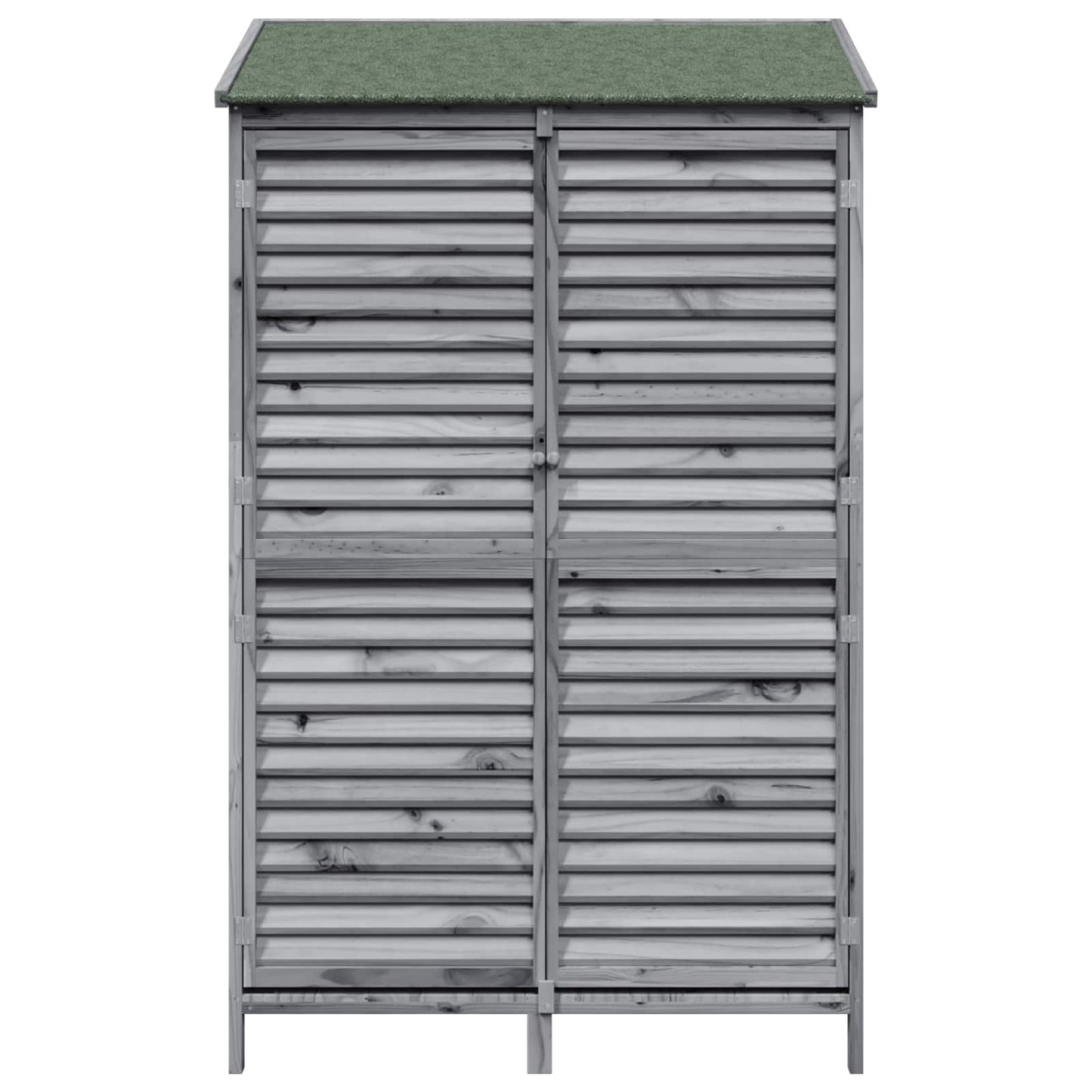 Tuinschuur Grijs 106 x 56 x 176,5 cm Massief Vurenhout