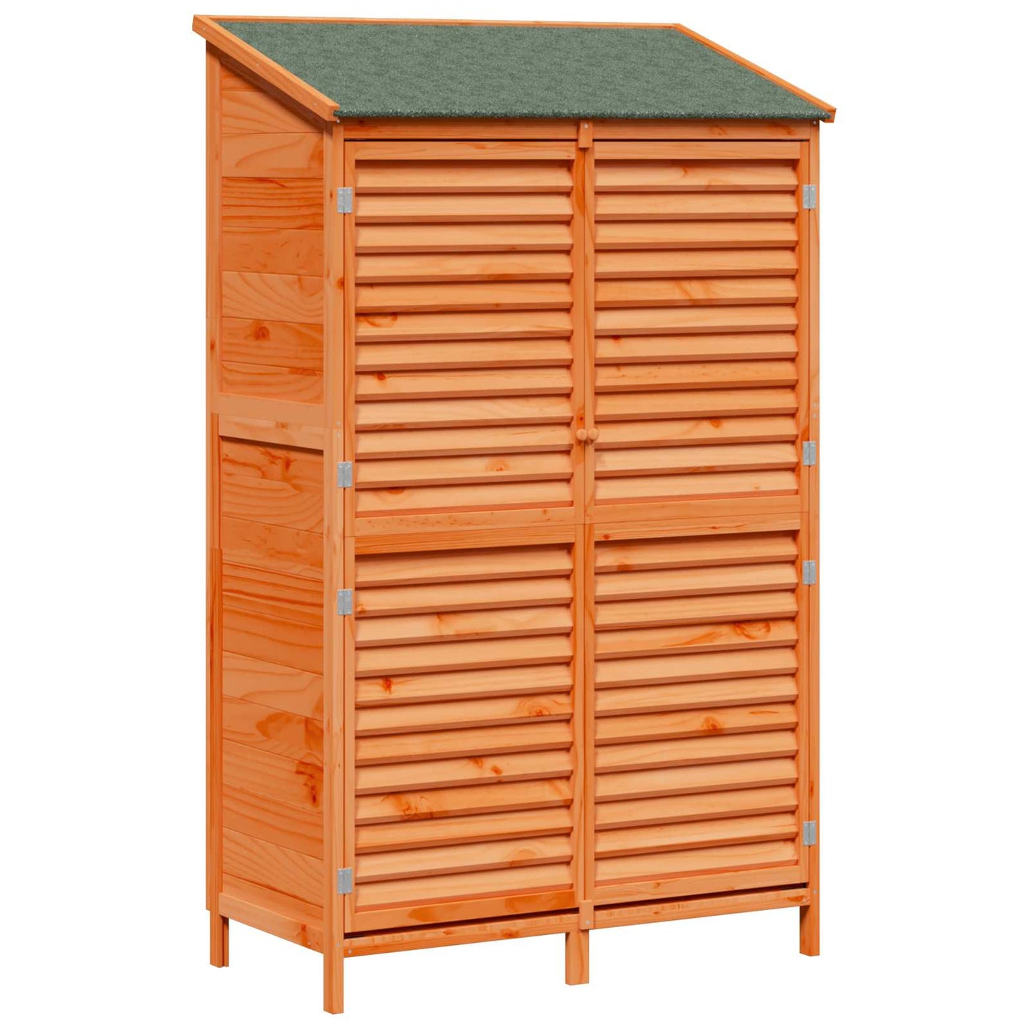 Tuinschuur Bruin 106 x 56 x 176,5 cm Massief Vurenhout