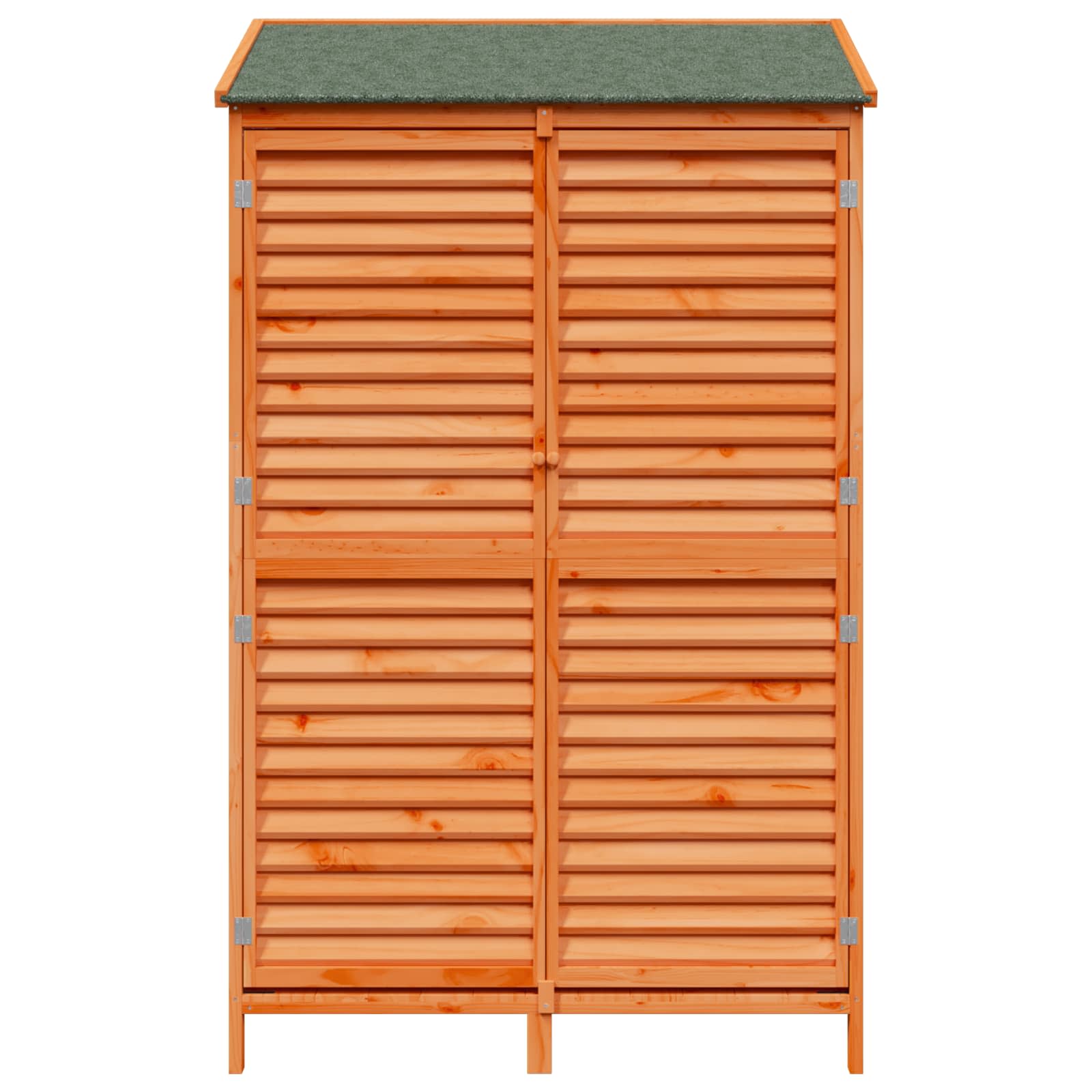 Tuinschuur Bruin 106 x 56 x 176,5 cm Massief Vurenhout
