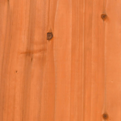 Tuinschuur Bruin 106 x 56 x 176,5 cm Massief Vurenhout