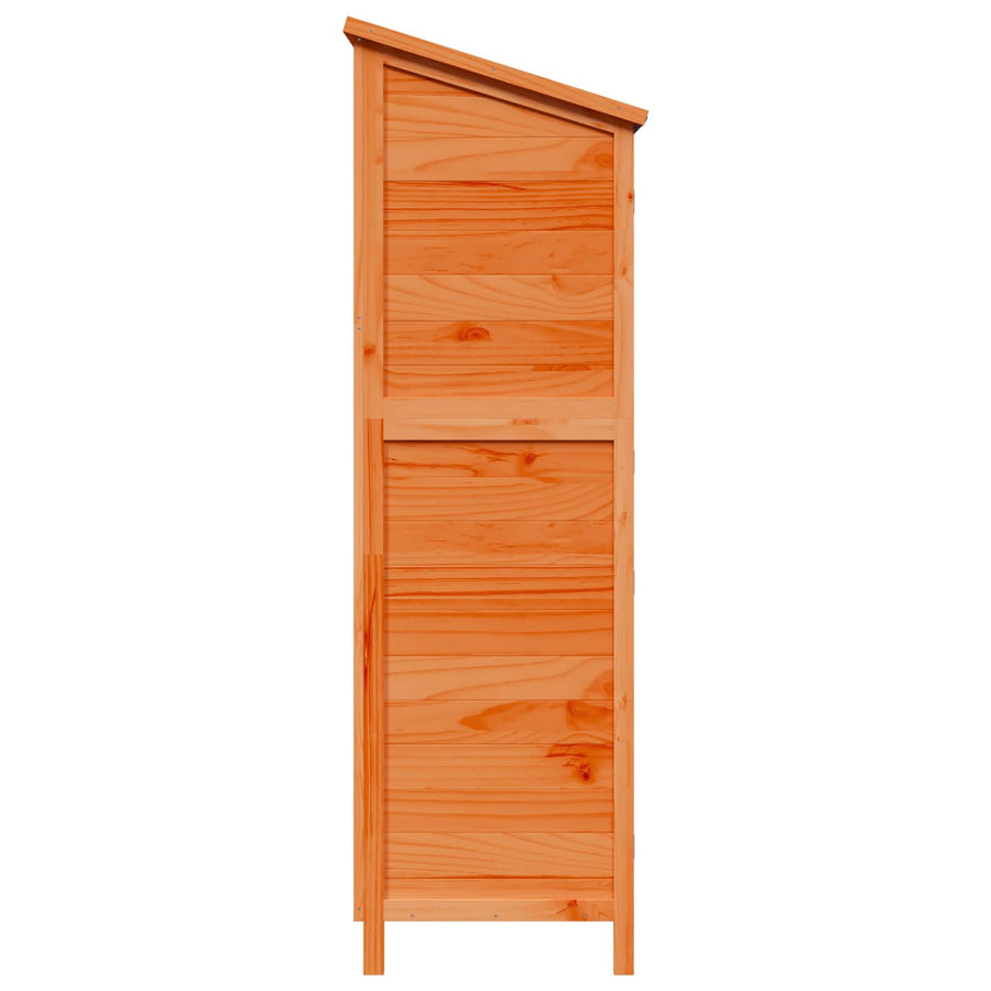 Tuinschuur Bruin 106 x 56 x 176,5 cm Massief Vurenhout