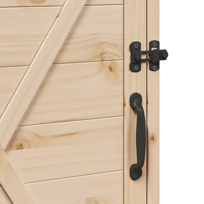 Tuinschuur Naturel 59,5 x 56 x 113,5 cm Bewerkt hout