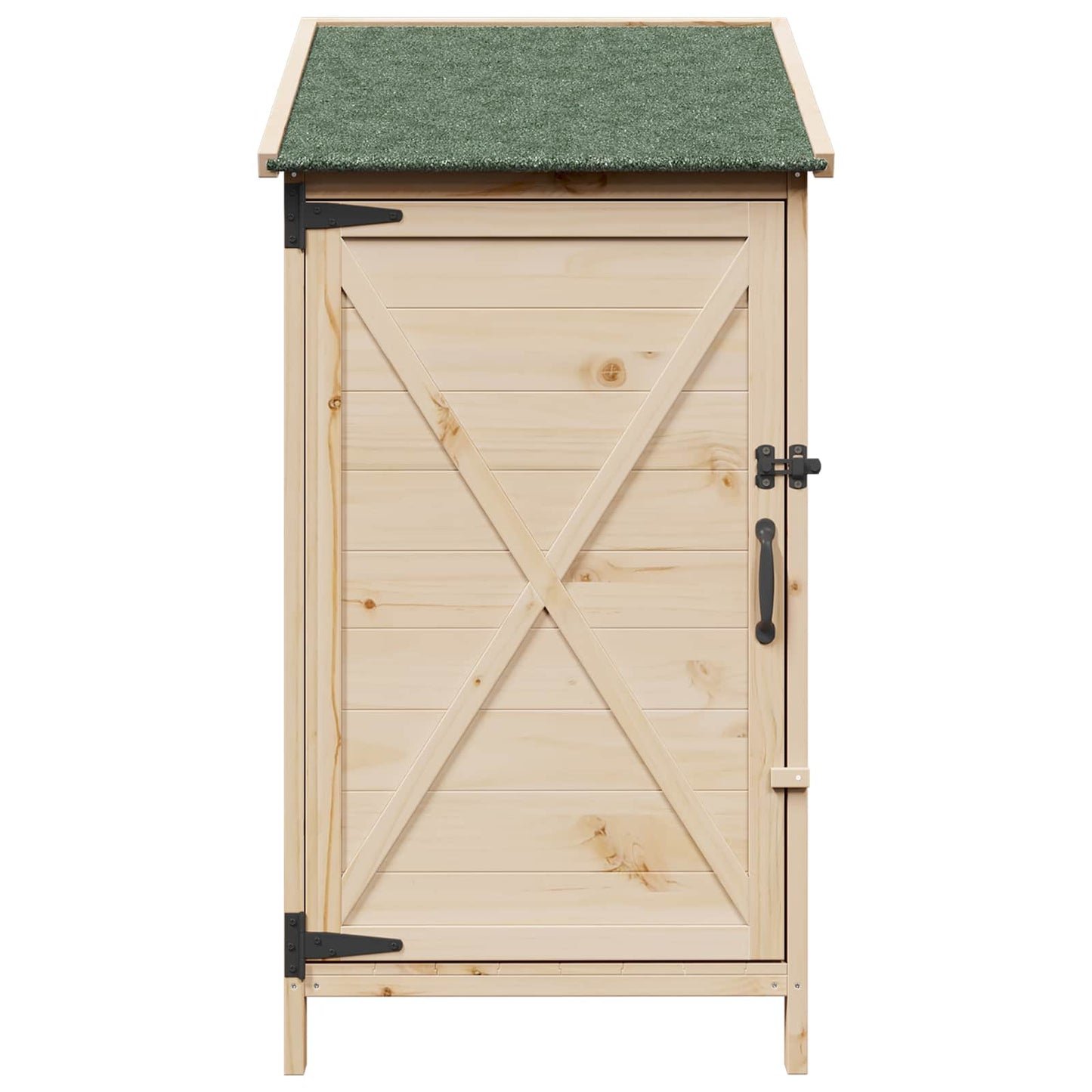 Tuinschuur Naturel 59,5 x 56 x 113,5 cm Bewerkt hout