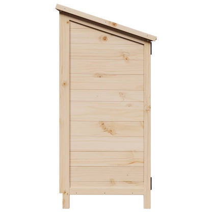Tuinschuur Naturel 59,5 x 56 x 113,5 cm Bewerkt hout