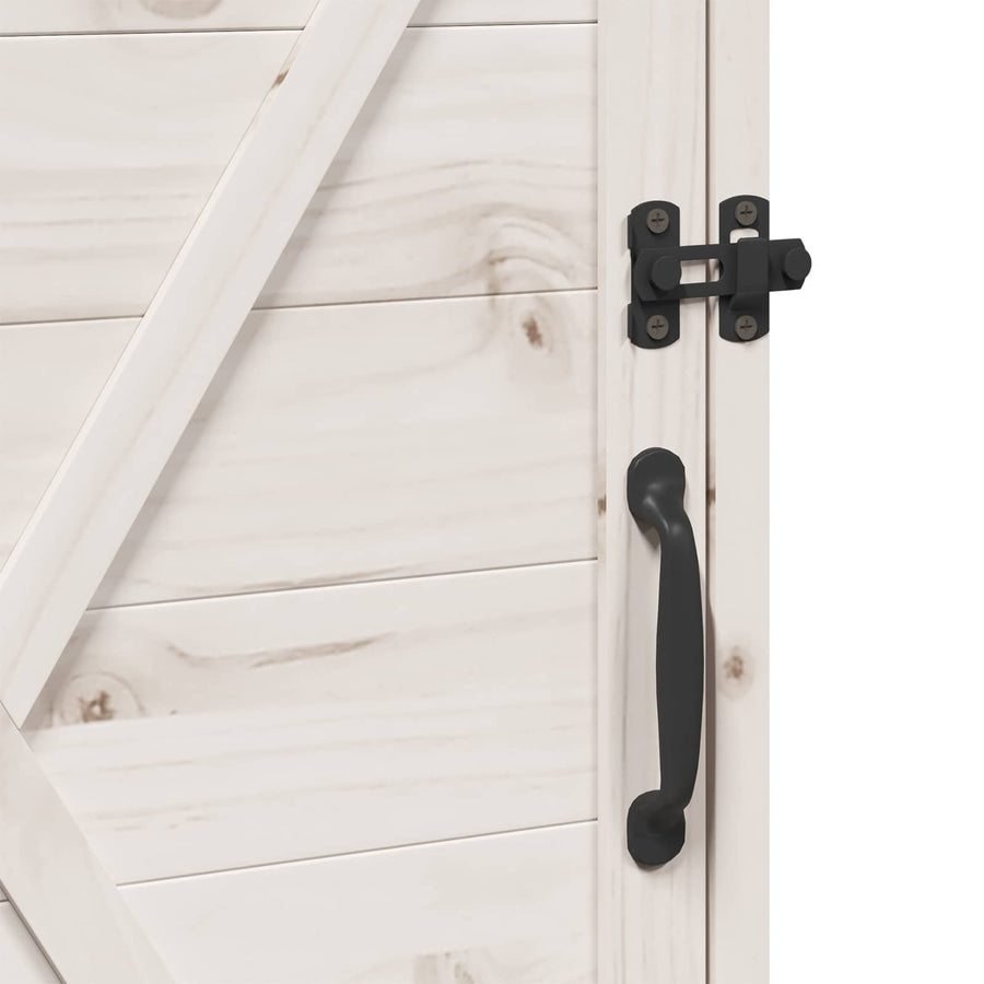 Tuinschuur Wit 59,5 x 56 x 113,5 cm Bewerkt hout