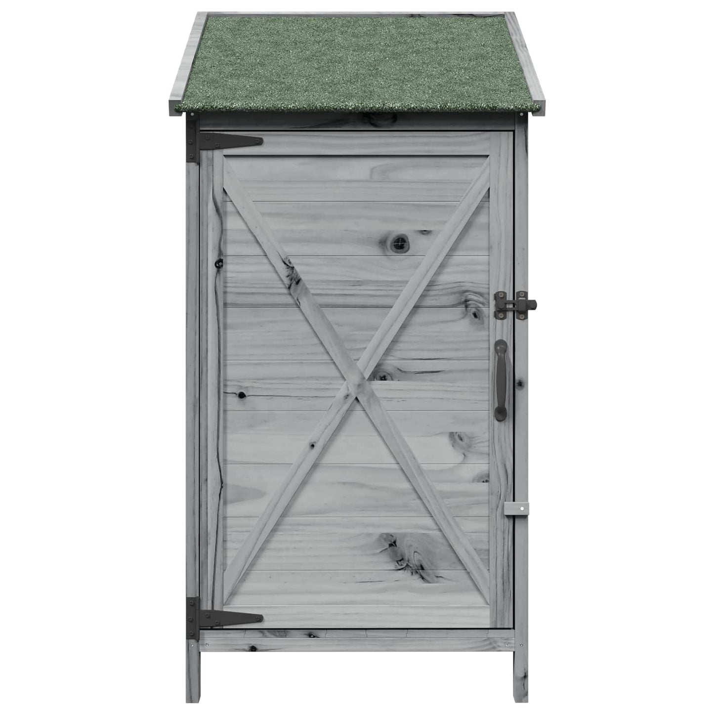 Tuinschuur Grijs 59,5 x 56 x 113,5 cm Bewerkt hout