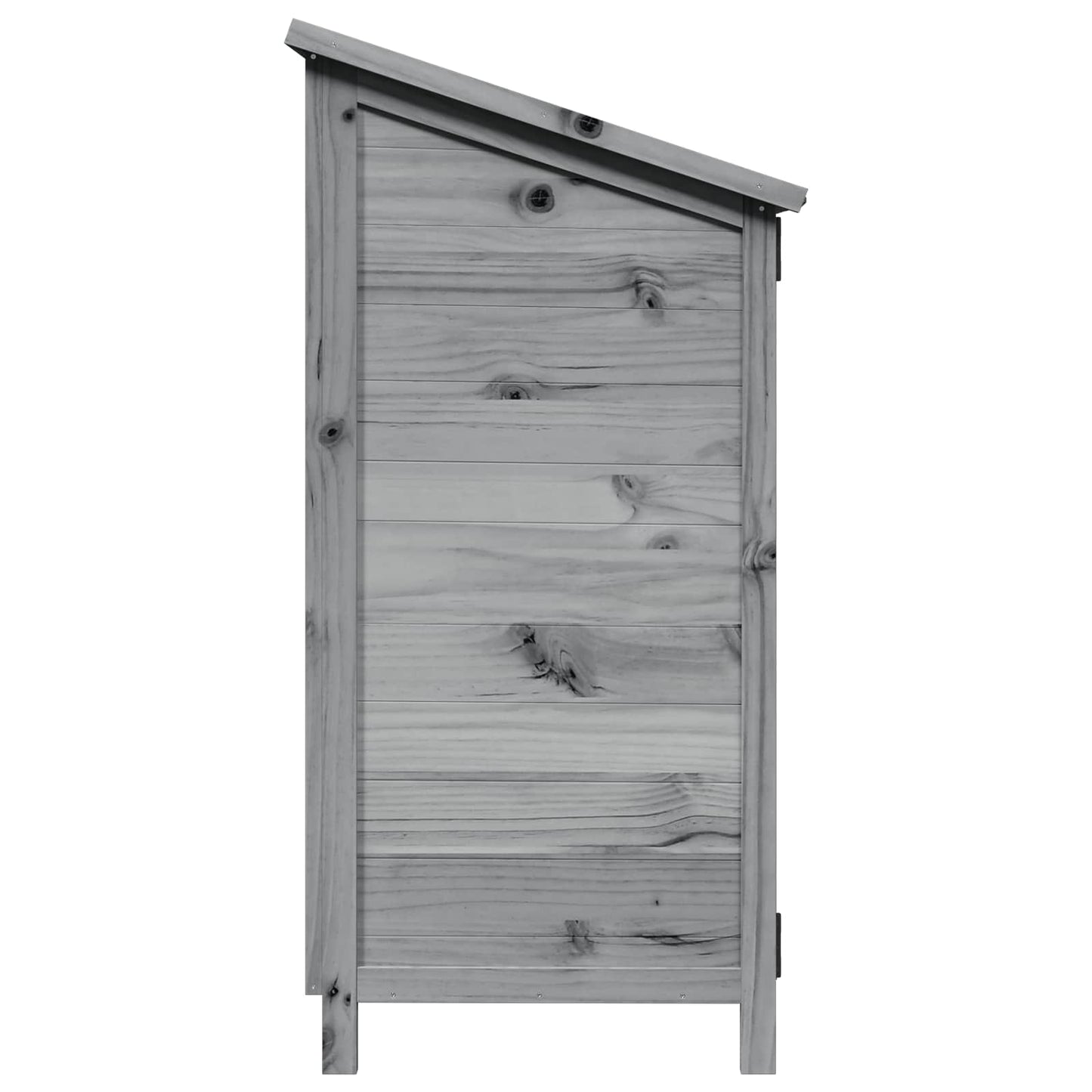 Tuinschuur Grijs 59,5 x 56 x 113,5 cm Bewerkt hout