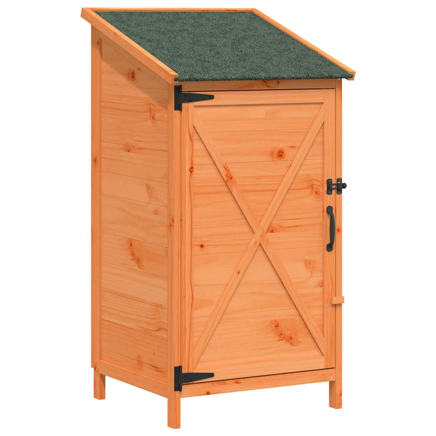 Tuinschuur Bruin 59,5 x 56 x 113,5 cm Bewerkt hout
